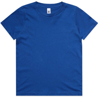 AS Colour 3006 Youth Staple Tee - Front View | color:Bright Royal|view:front
