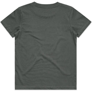 AS Colour 3006 Youth Staple Tee - Back View | color:Charcoal|view:back