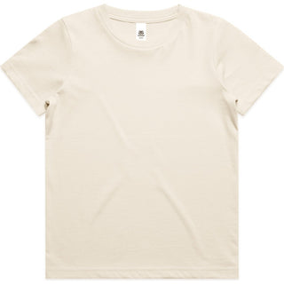 AS Colour 3006 Youth Staple Tee - Front View | color:Ecru|view:front