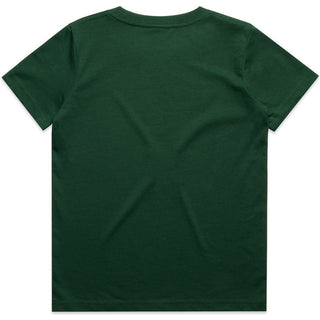 AS Colour 3006 Youth Staple Tee - Back View | color:Forest Green|view:back