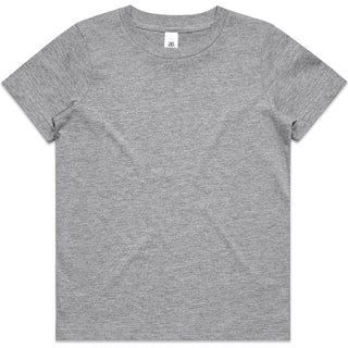 AS Colour 3006 Youth Staple Tee - Front View | color:Grey Marle|view:front