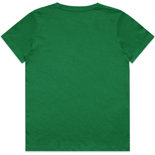 AS Colour 3006 Youth Staple Tee - Back View | color:Kelly Green|view:back