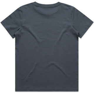 AS Colour 3006 Youth Staple Tee - Back View | color:Petrol Blue|view:back