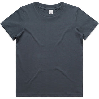 AS Colour 3006 Youth Staple Tee - Front View | color:Petrol Blue|view:front