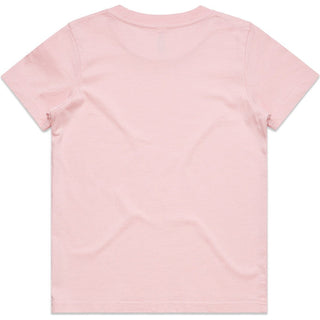 AS Colour 3006 Youth Staple Tee - Back View | color:Pink|view:back