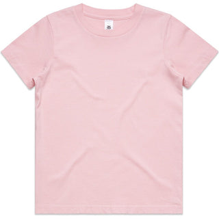 AS Colour 3006 Youth Staple Tee - Front View | color:Pink|view:front