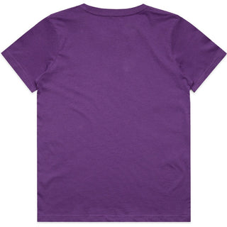 AS Colour 3006 Youth Staple Tee - Back View | color:Purple|view:back