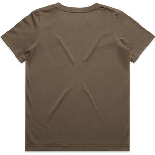 AS Colour 3006 Youth Staple Tee - Back View | color:Walnut|view:back