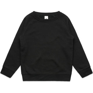 AS Colour 3031 Youth Supply Crew - Front View | color:Black|view:front