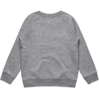 AS Colour 3031 Youth Supply Crew - Back View | color:Grey Marle|view:back