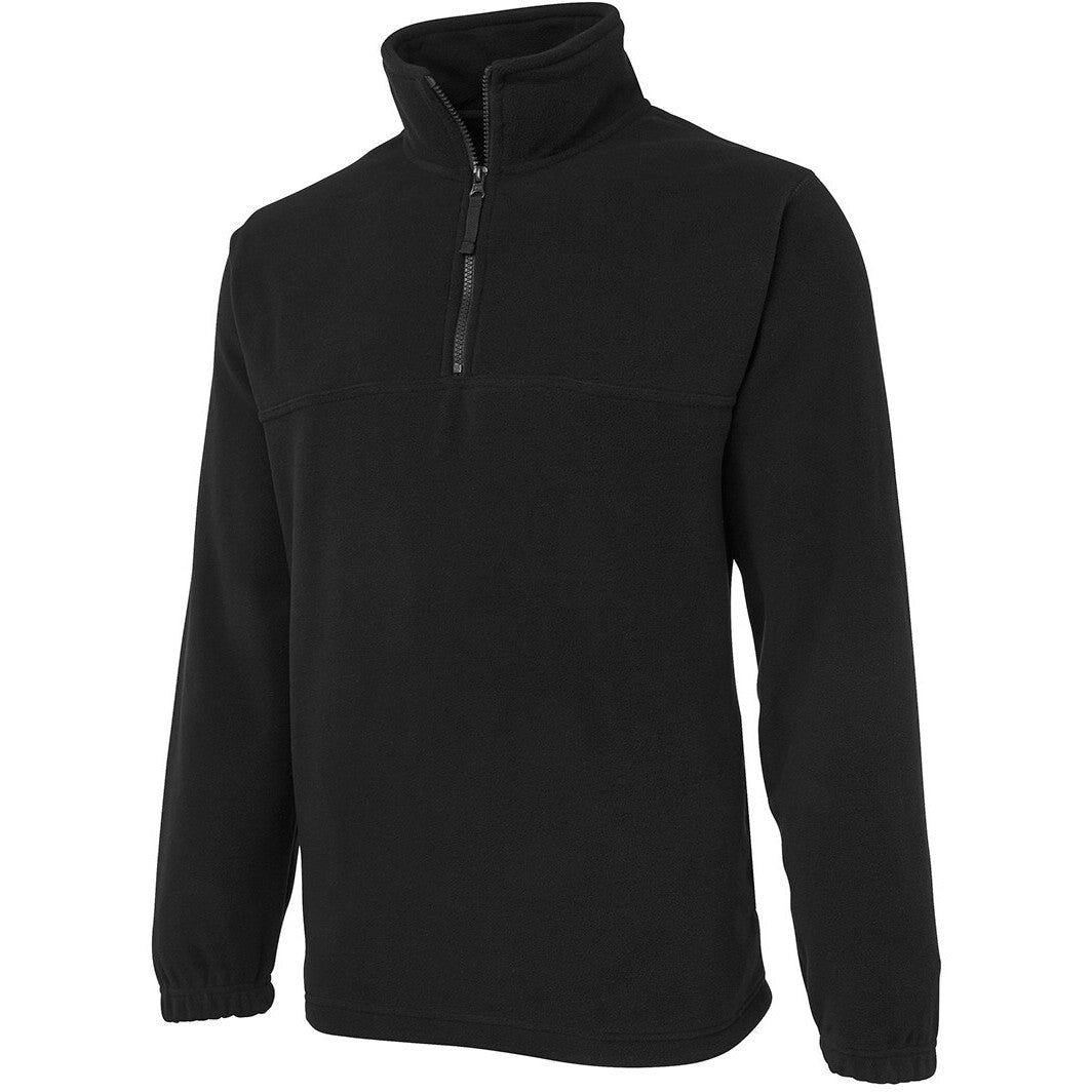 JB's Wear 3PH 1/2 Zip Polar - Side View | color:Black|view:side