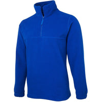 JB's Wear 3PH 1/2 Zip Polar - Side View | color:Royal|view:side