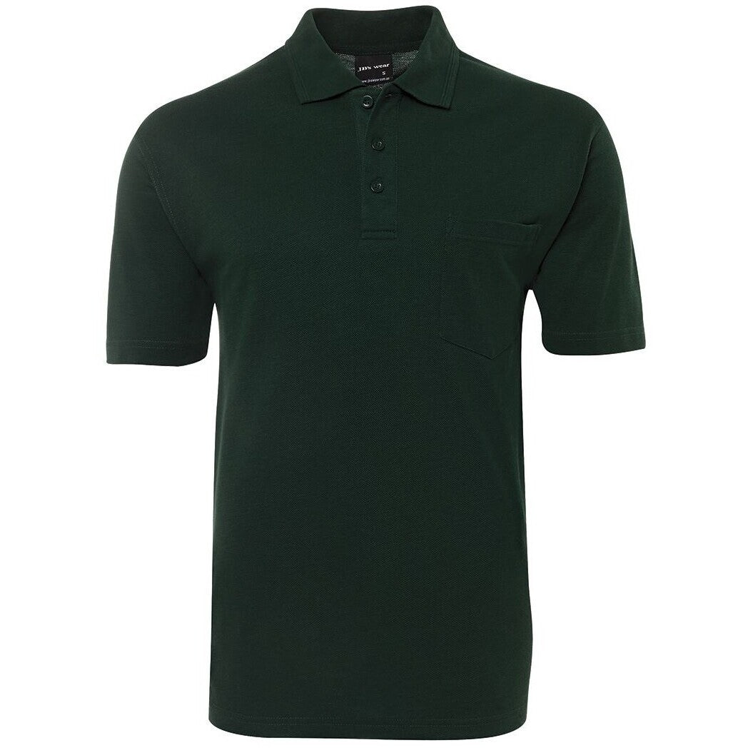JB's Wear 210P 210 Pocket Polo - Front View | color:Bottle|view:front