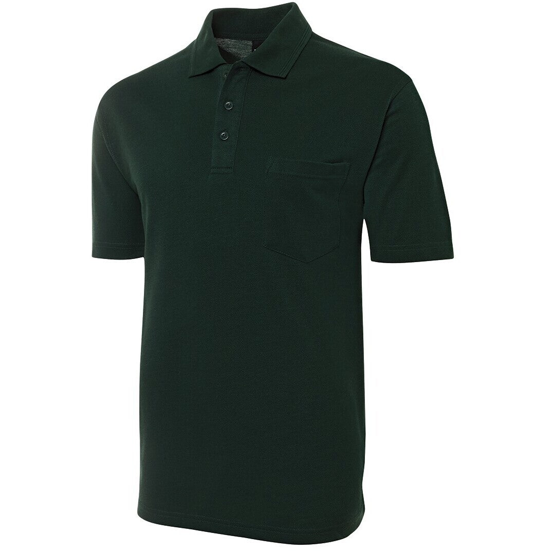 JB's Wear 210P 210 Pocket Polo - Side View | color:Bottle|view:side