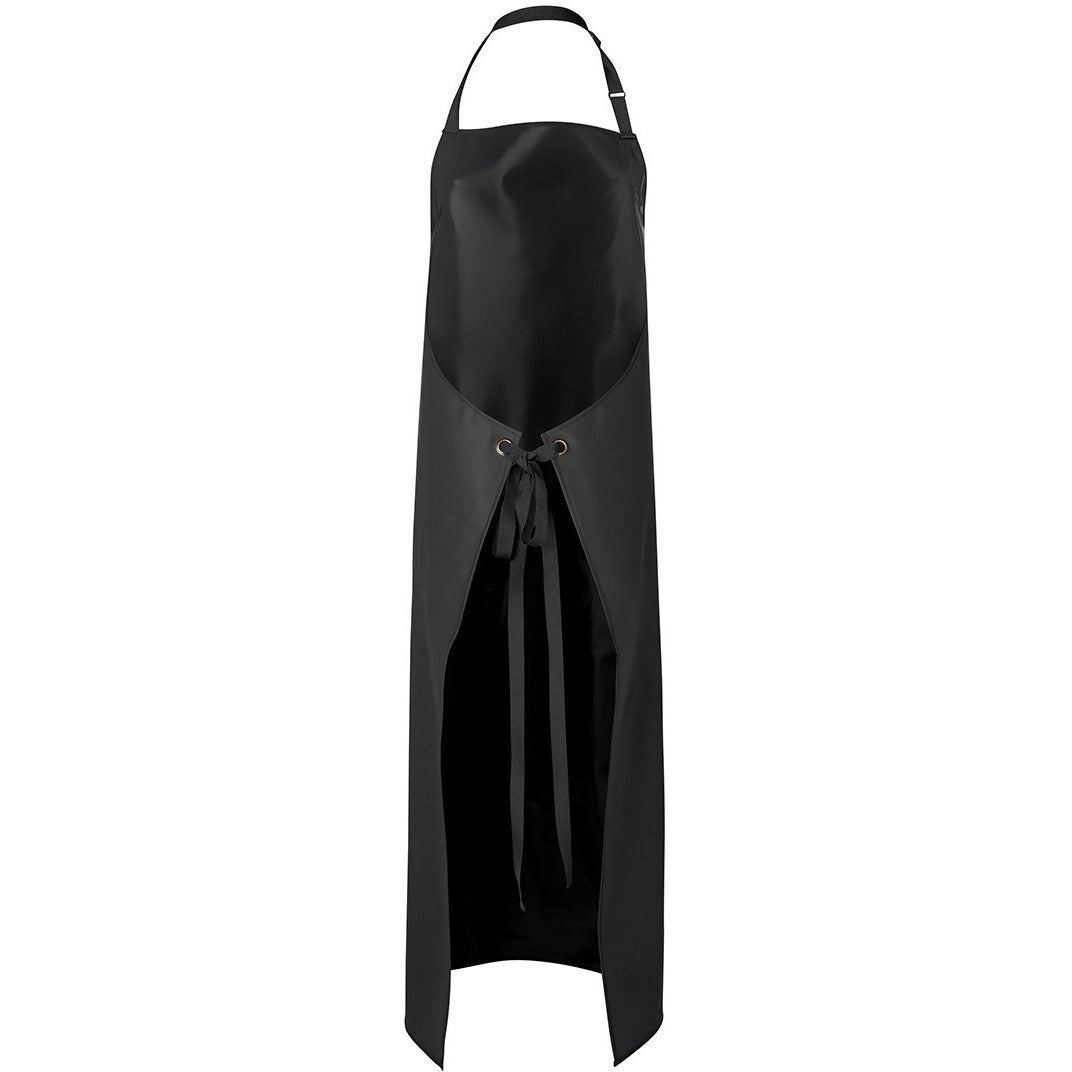 JB's Wear 5AVL 300gsm Vinyl 90x120 Apron - Back View | color:Black|view:back