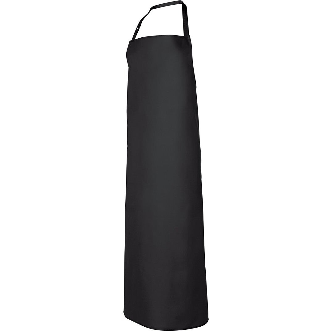 JB's Wear 5AVL 300gsm Vinyl 90x120 Apron - Side View | color:Black|view:side