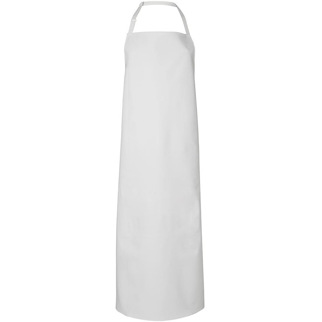 JB's Wear 5AVL 300gsm Vinyl 90x120 Apron - Front View | color:White|view:front