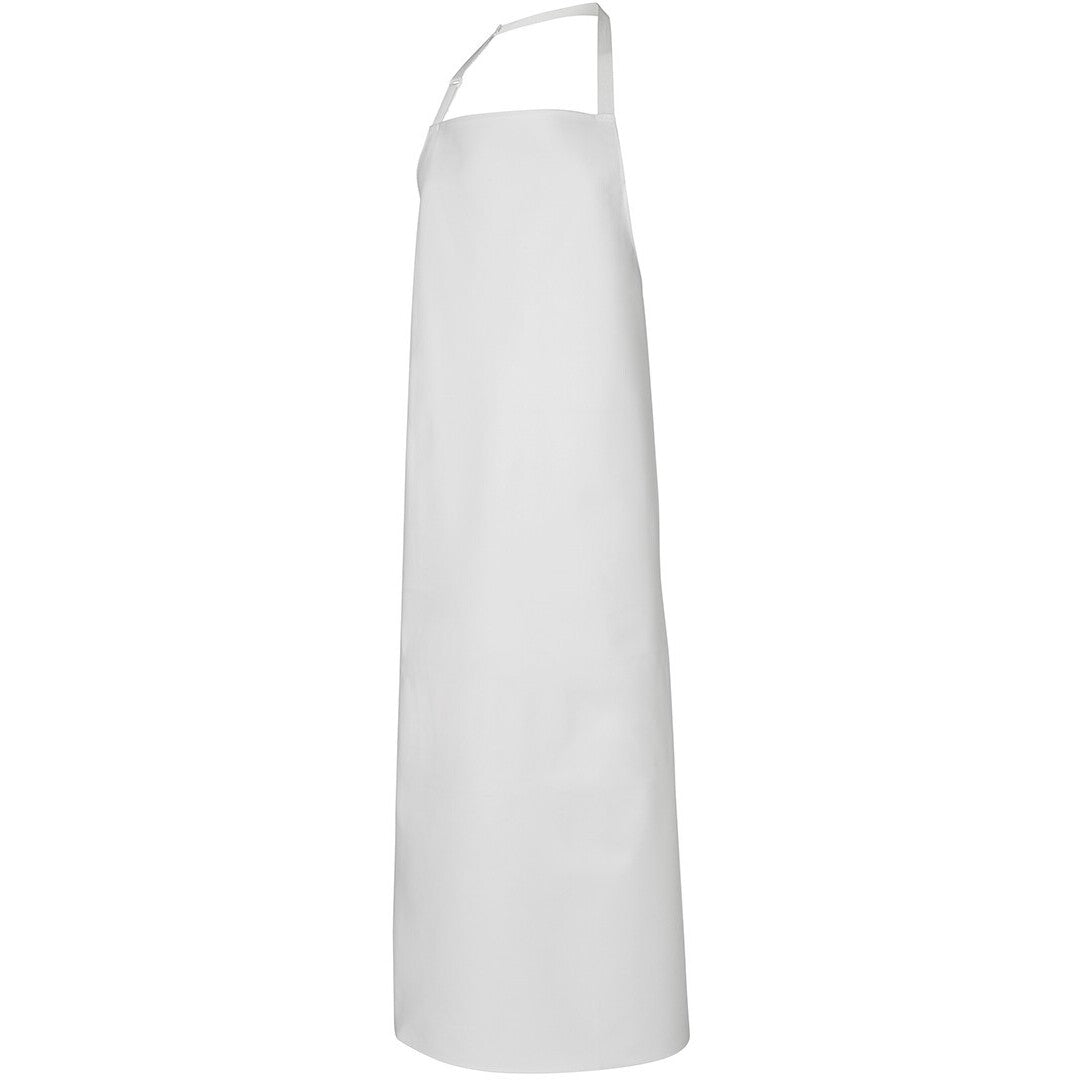 JB's Wear 5AVL 300gsm Vinyl 90x120 Apron - Side View | color:White|view:side