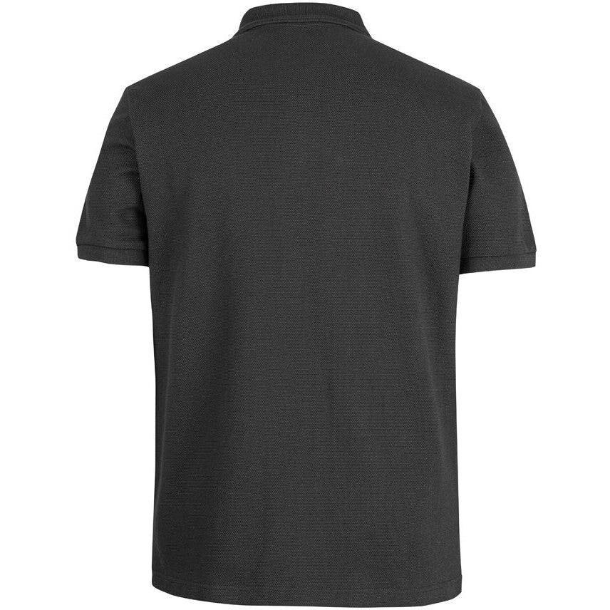 JB's Wear 2PCS 320g Popcorn Cotton Polo - Back View | color:Gunmetal|view:back