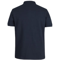 JB's Wear 2PCS 320g Popcorn Cotton Polo - Back View | color:Navy|view:back