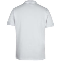 JB's Wear 2PCS 320g Popcorn Cotton Polo - Back View | color:White|view:back