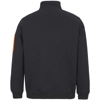 JB's Wear 6CHF 350 Premium Trade 1/2 Zip Fleece - Back View | color:Black/Orange|view:back