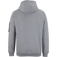 JB's Wear 6CFH 350 Premium Trade Hoodie - Back View | color:13% Marle/Black|view:back