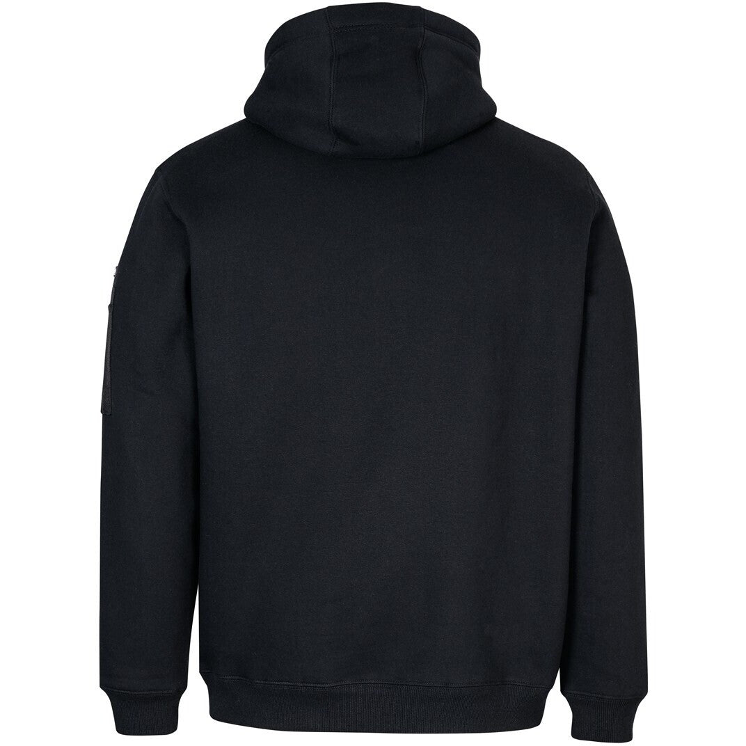 JB's Wear 6CFH 350 Premium Trade Hoodie - Back View | color:Black/Black|view:back