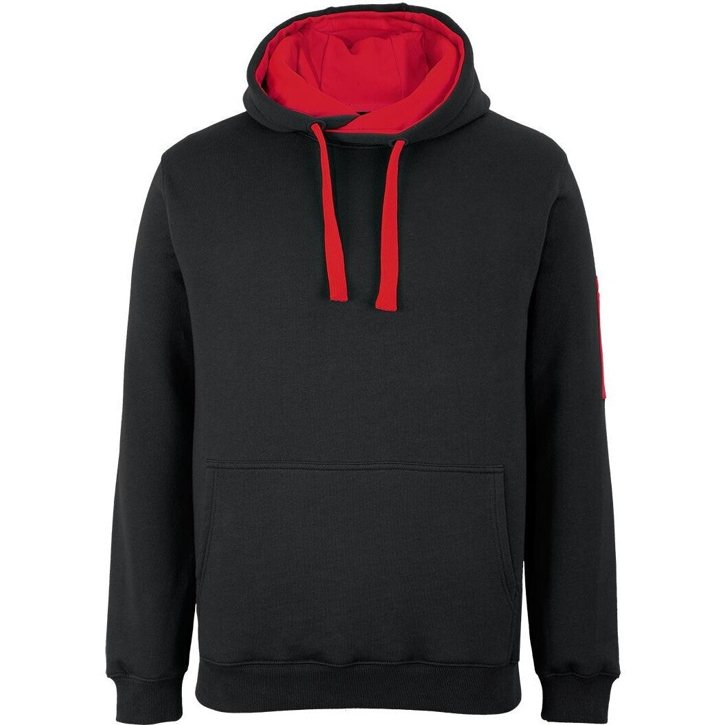 JB's Wear 6CFH 350 Premium Trade Hoodie - Front View | color:Black/Red|view:front