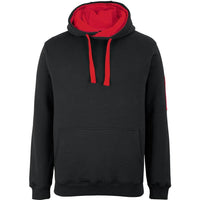 JB's Wear 6CFH 350 Premium Trade Hoodie - Front View | color:Black/Red|view:front