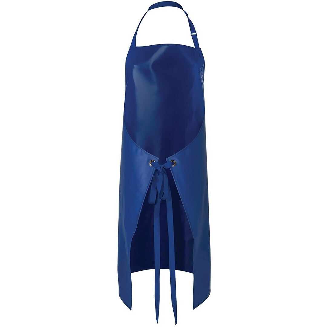 JB's Wear 5AVBI 490gsm Vinyl 60x90 Bib Apron - Back View | color:Royal|view:back