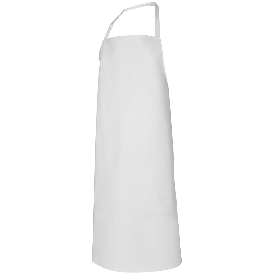 JB's Wear 5AVBI 490gsm Vinyl 60x90 Bib Apron - Side View | color:White|view:side