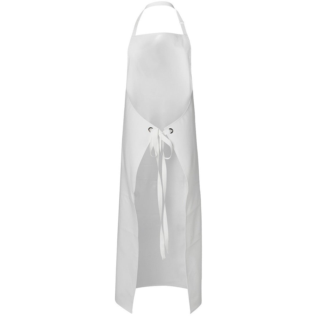 JB's Wear 5AV 490gsm Vinyl 90x120 Apron - Back View | color:White|view:back