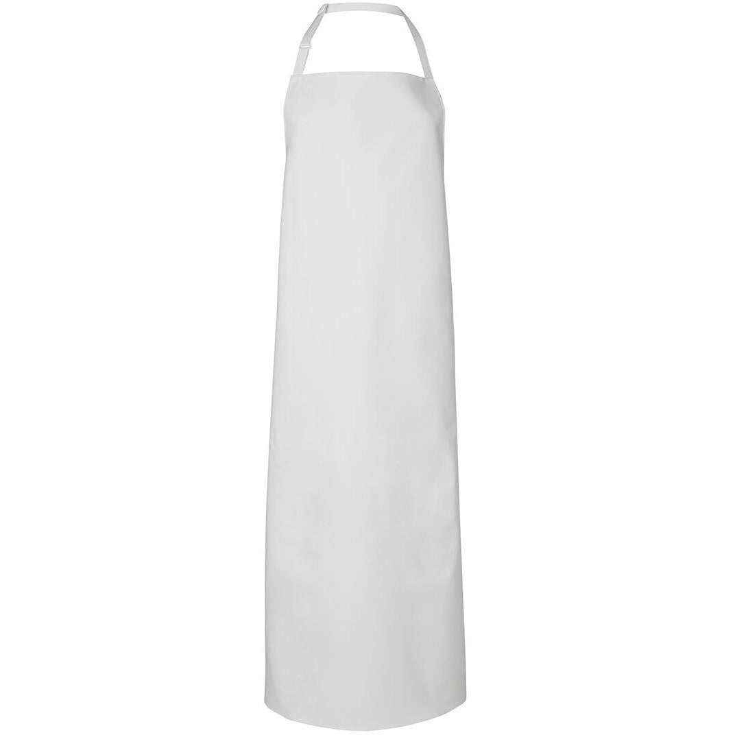 JB's Wear 5AV 490gsm Vinyl 90x120 Apron - Front View | color:White|view:front