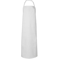 JB's Wear 5AV 490gsm Vinyl 90x120 Apron - Front View | color:White|view:front