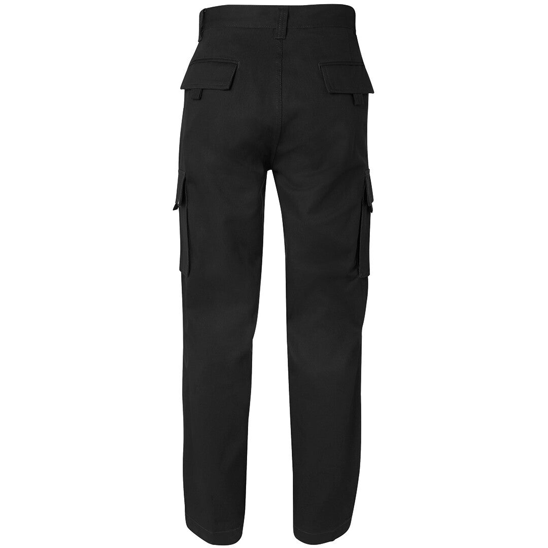 JB's Wear 6MP Adults and Kids Mercerised Work Cargo Pant - Back View | color:Black|view:back