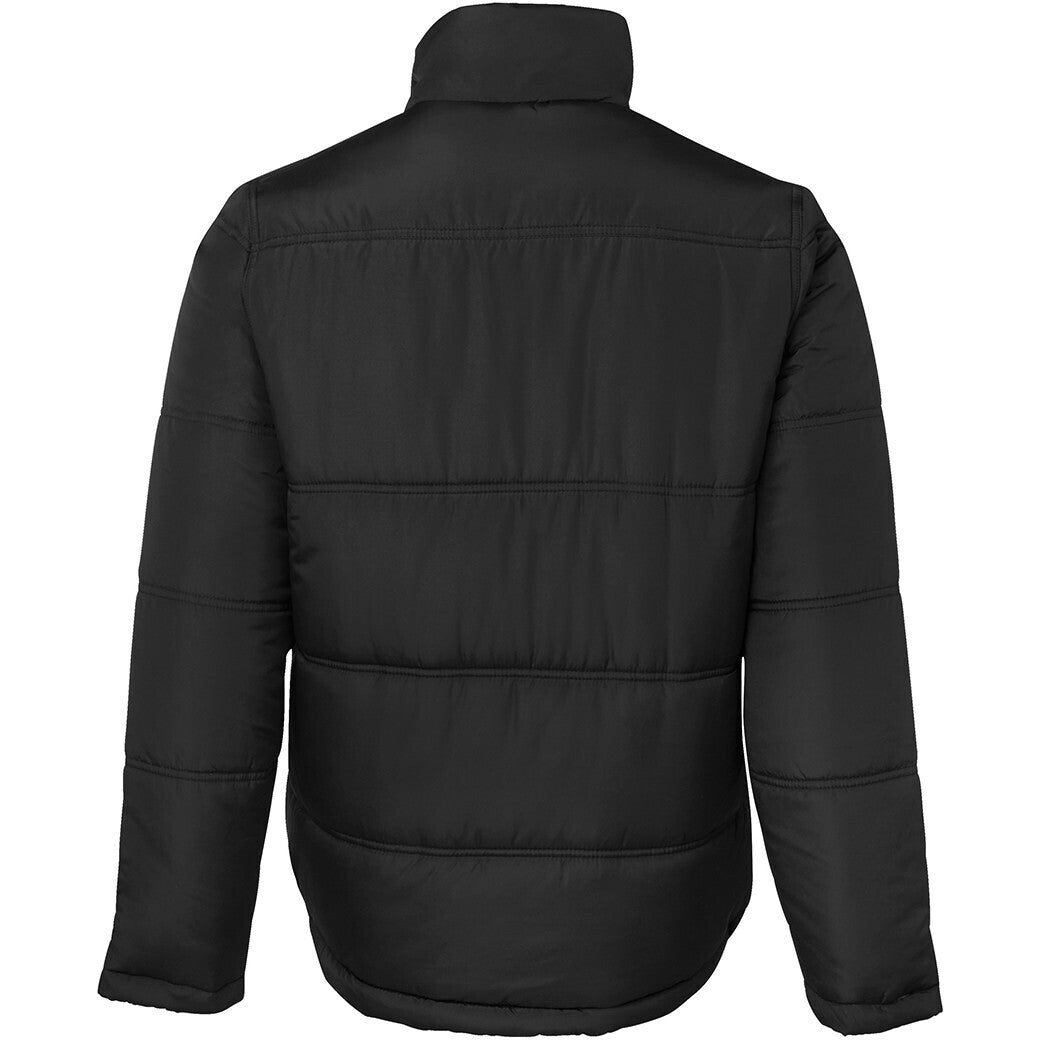 JB's Wear 3ADJ Adults & Kids Adventure Puffer Jacket - Back View | color:Black/Grey|view:back