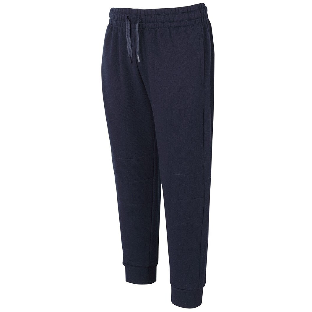 JB's Wear 3PFC Adults & Kids Cuffed Track Pant - Side View | color:Navy|view:side