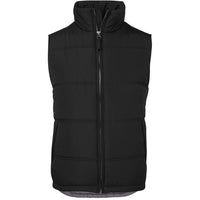 JB's Wear 3ADV Adventure Puffer Vest - Front View | color:Black/Grey|view:front