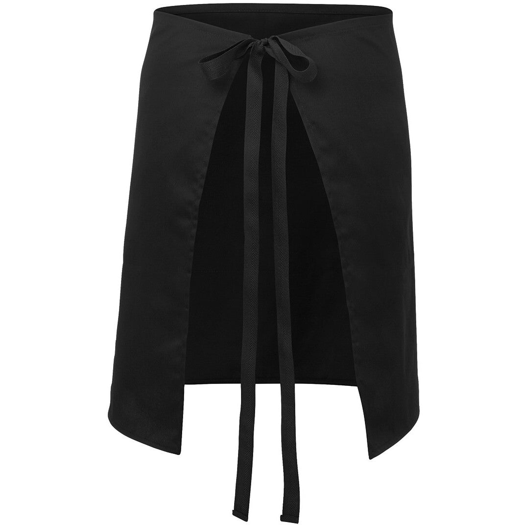 JB's Wear 5A Apron With Pocket - Back View | color:Black|view:back