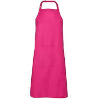 JB's Wear 5A Apron With Pocket - Front View | color:Hot Pink|view:front