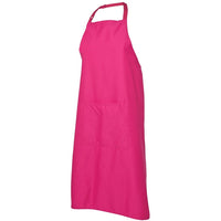 JB's Wear 5A Apron With Pocket - Side View | color:Hot Pink|view:side