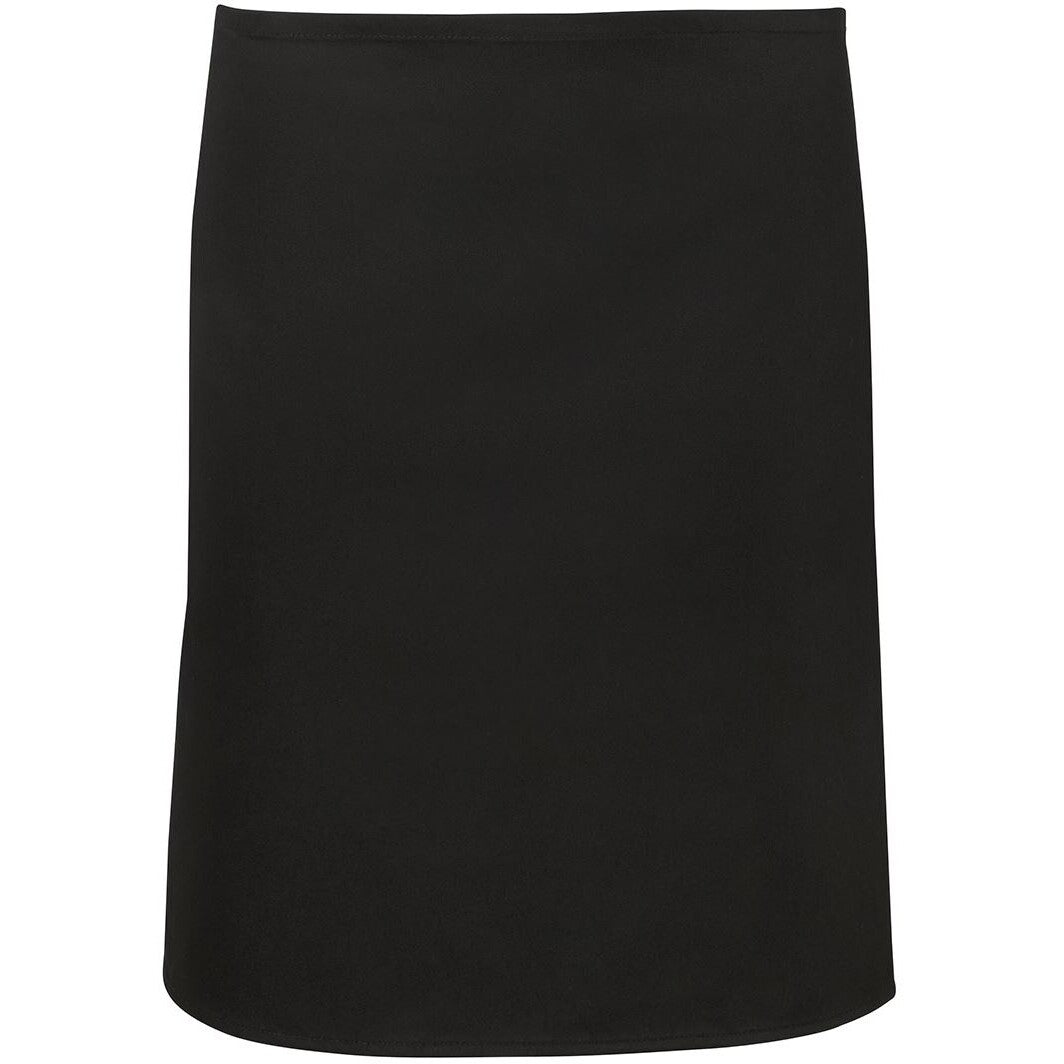 JB's Wear 5PC Apron Without Pocket - Front View | color:Black|view:front