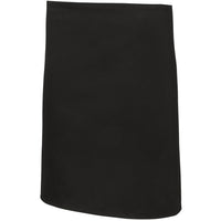 JB's Wear 5PC Apron Without Pocket - Side View | color:Black|view:side