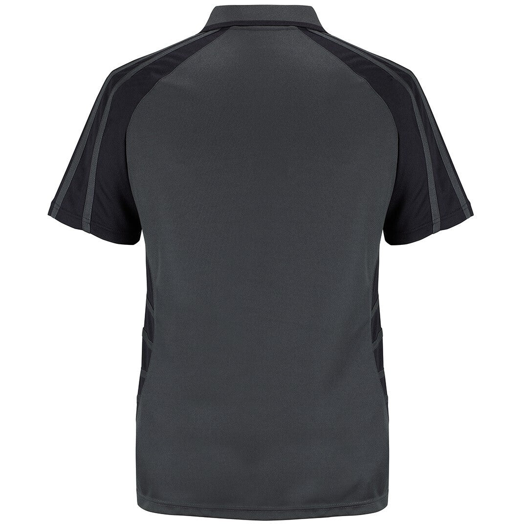 JB's Wear 7APS Arachnid Polo - Back View | color:Gunmetal/Black|view:back