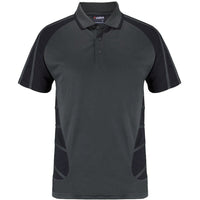 JB's Wear 7APS Arachnid Polo - Front View | color:Gunmetal/Black|view:front