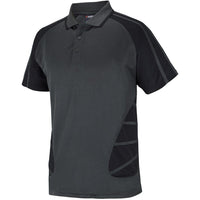 JB's Wear 7APS Arachnid Polo - Side View | color:Gunmetal/Black|view:side