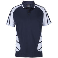 JB's Wear 7APS Arachnid Polo - Front View | color:Navy/White|view:front
