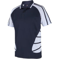 JB's Wear 7APS Arachnid Polo - Side View | color:Navy/White|view:side