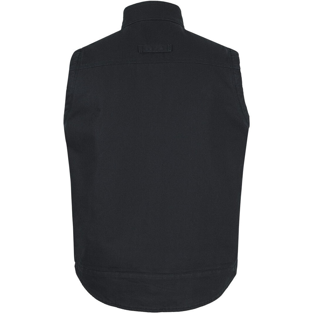 JB's Wear 3BAV Barn Vest - Back View | color:Black|view:back